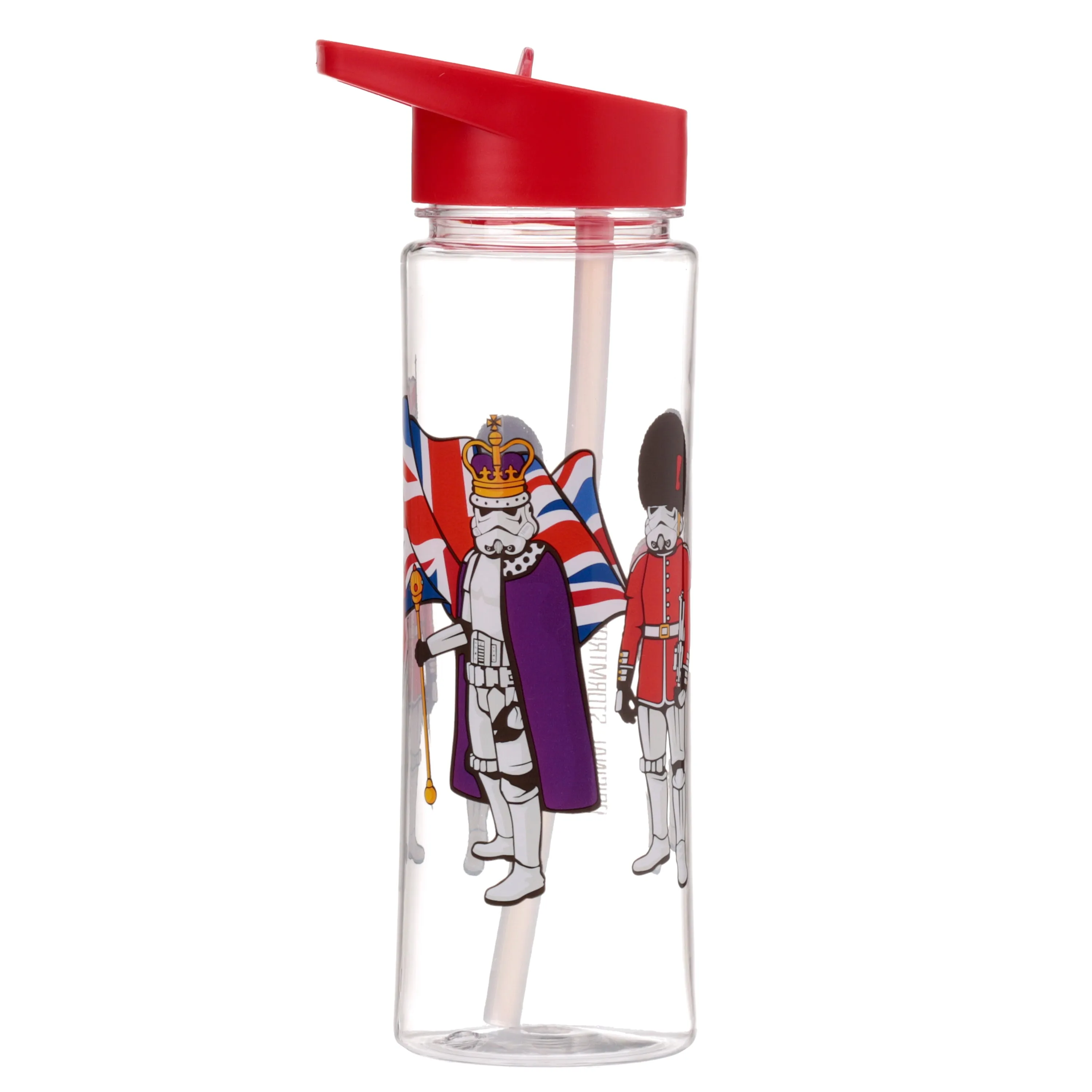 Reusable The Original Stormtrooper London Shatterproof Ecozen 550ml Water Bottle with Flip Straw