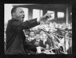 Revolutionary: Martin Luther King (made from Lego)