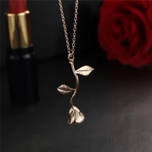 Rose Pendant Necklace