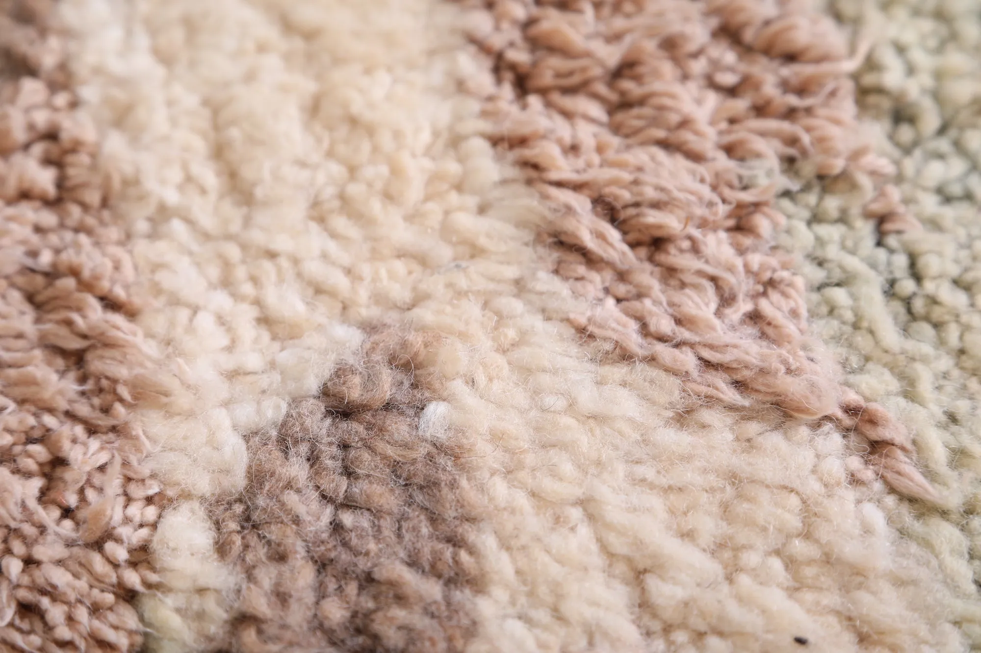 Round Moroccan rug - custom rounded handmade rug