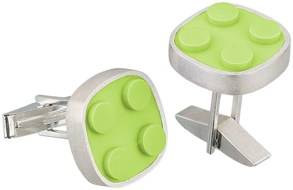 Rounded Brick Cuff Links