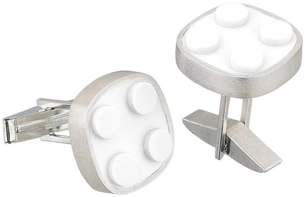 Rounded Brick Cuff Links