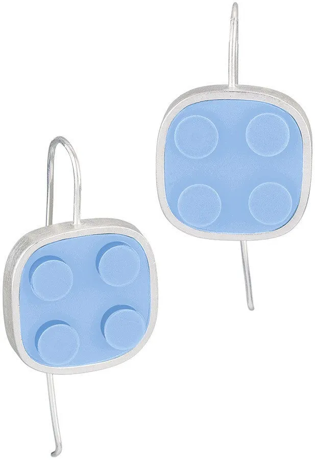 Rounded Brick Earrings