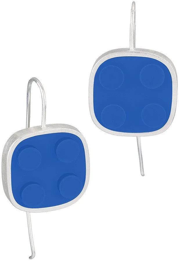 Rounded Brick Earrings