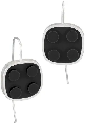 Rounded Brick Earrings