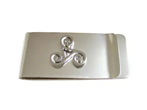 Rounded Celtic Design Money Clip