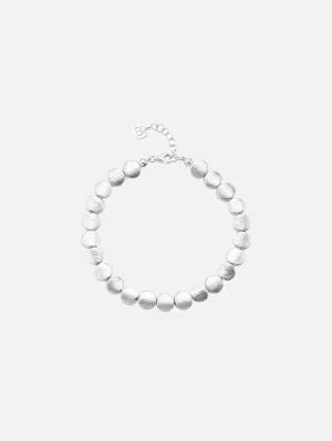 Rounded Dome Sterling Bileklilk