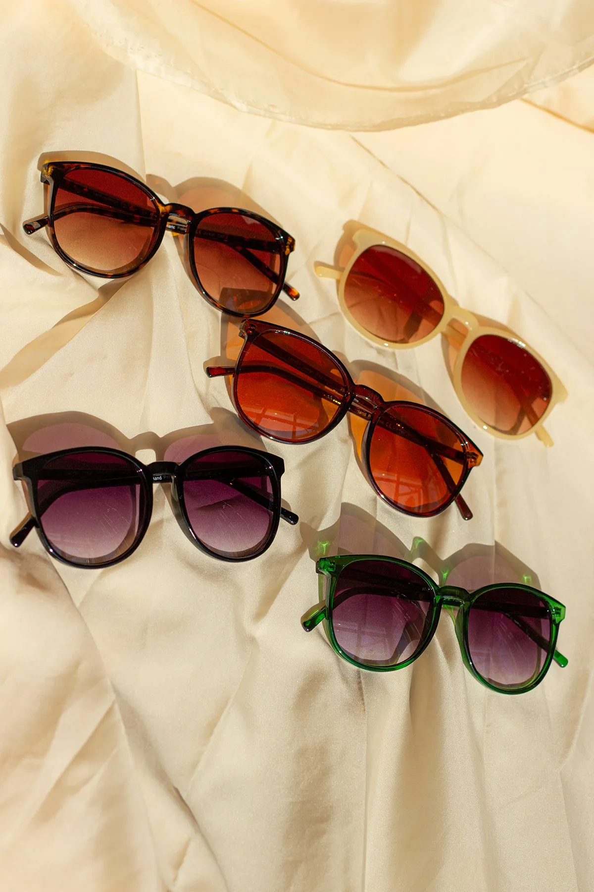 Rounded Full Classic Sunglasses