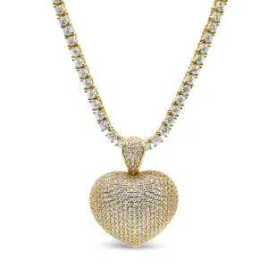Rounded Heart Pendant