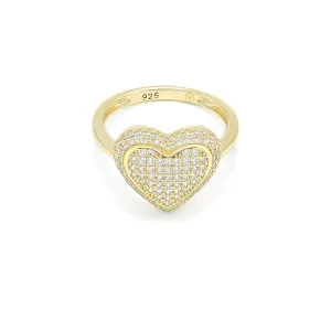 Rounded Heart Ring
