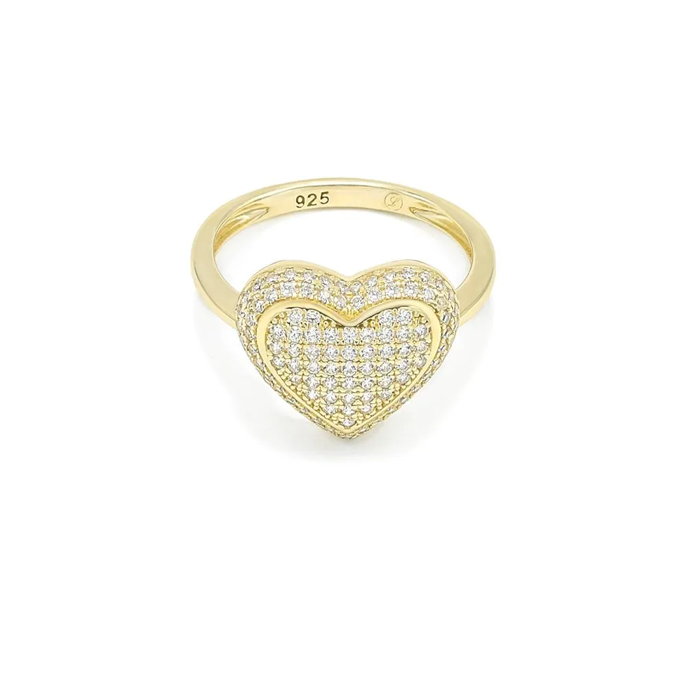 Rounded Heart Ring