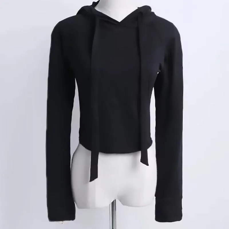 Rounded Hem Hooded Shirt