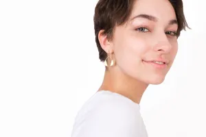 Rounded Triangle Earrings