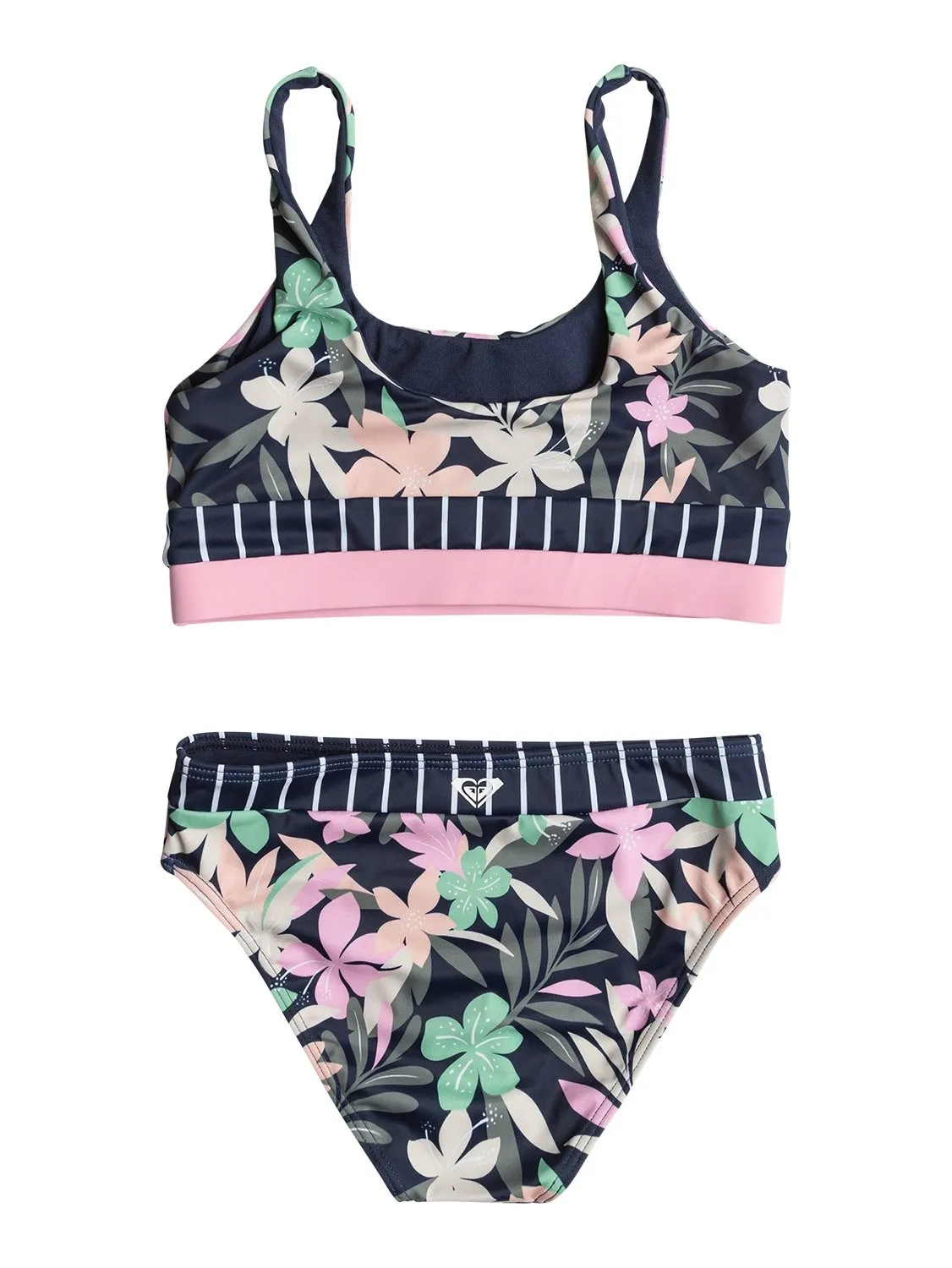 Roxy Girls Ilacabo Active Tank Top Swim Set