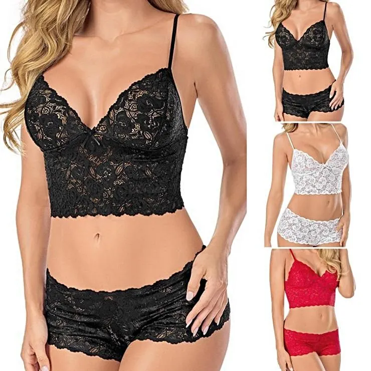 RoyalChoice™ Lace Set See-through Lingerie