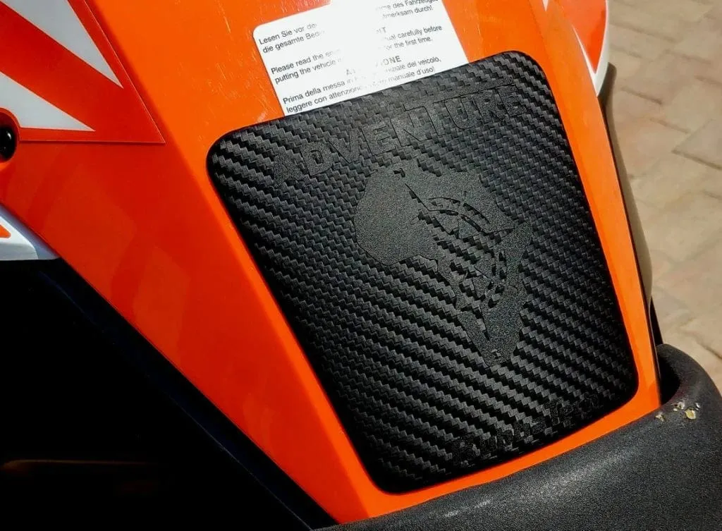 Rubbatech tankpad met kompas en adventure opdruk R 1200 en R 1250 GSA