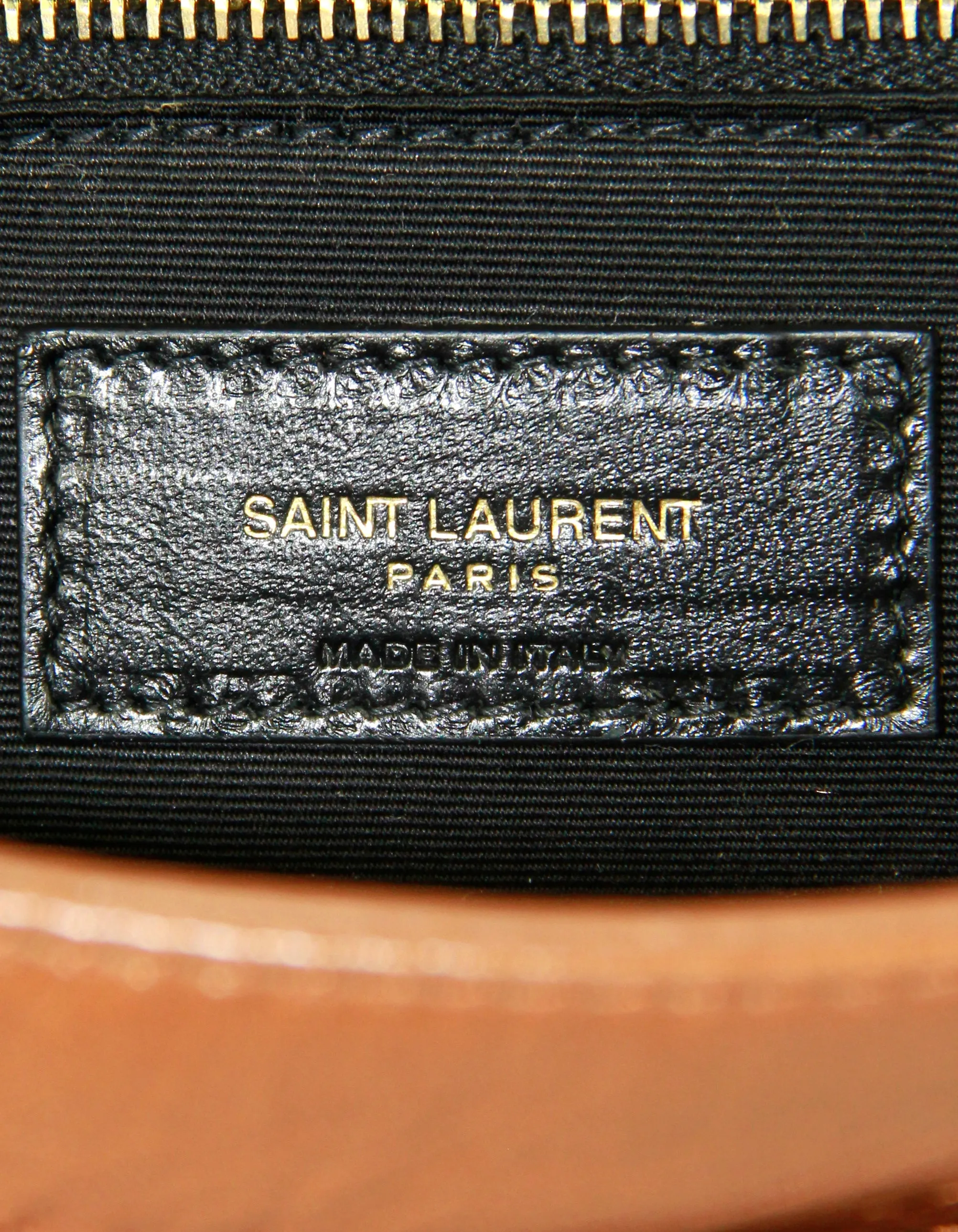 Saint Laurent Caramel Calfskin Medium Niki Chain Shoulder Bag