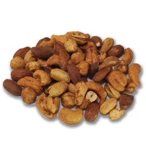 Salted Smoked Mixed Nuts Without Seeds and Peanuts