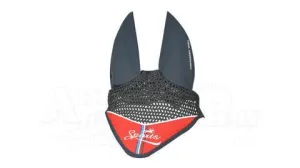 Schockemohle Fly Veil Action Elastic Ears Frozen Anthra
