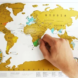 Scratch-Off Map Travel Edition