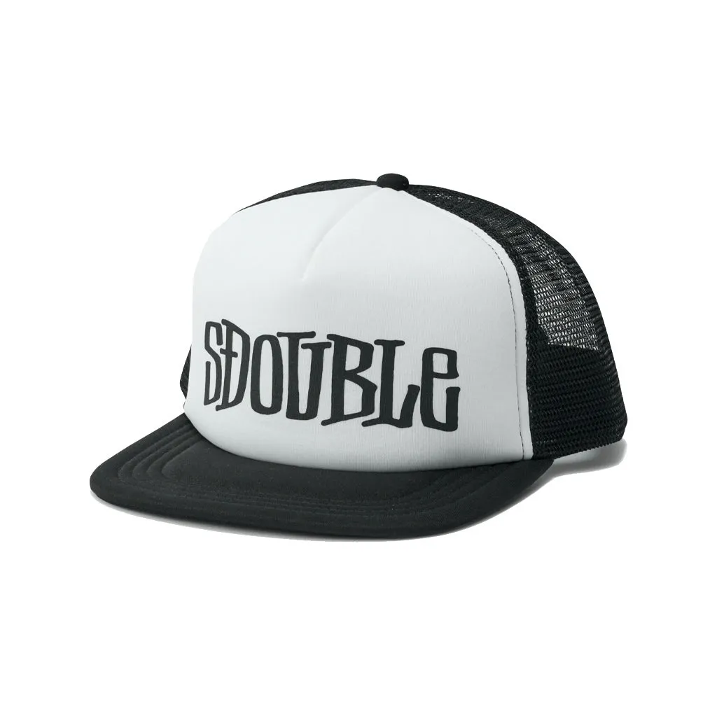 S/DOUBLE MID BLOCK FOAM TRUCKER - BLACK