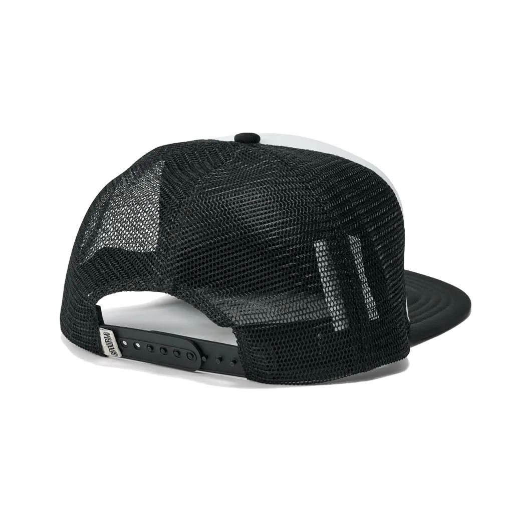 S/DOUBLE MID BLOCK FOAM TRUCKER - BLACK
