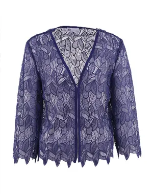 SEE THROUGH CROPPED JACKET