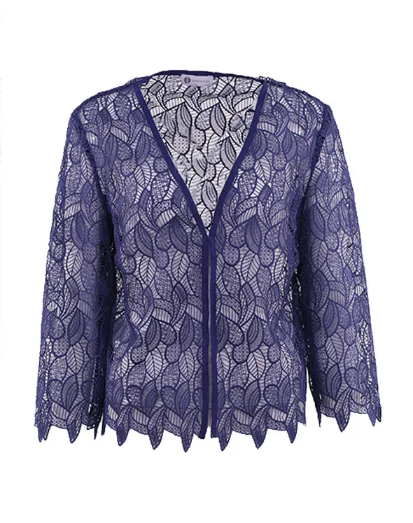 SEE THROUGH CROPPED JACKET