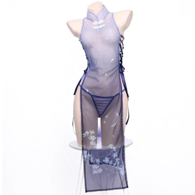 See-through Mesh Cheongsam UB99188