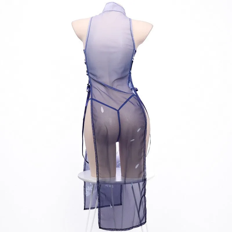 See-through Mesh Cheongsam UB99188