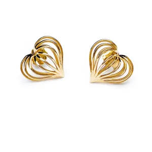 See Through My Heart Ear Studs