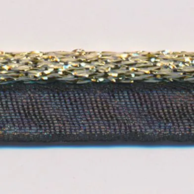 See-Through Piping Tape #90 Gold & Black
