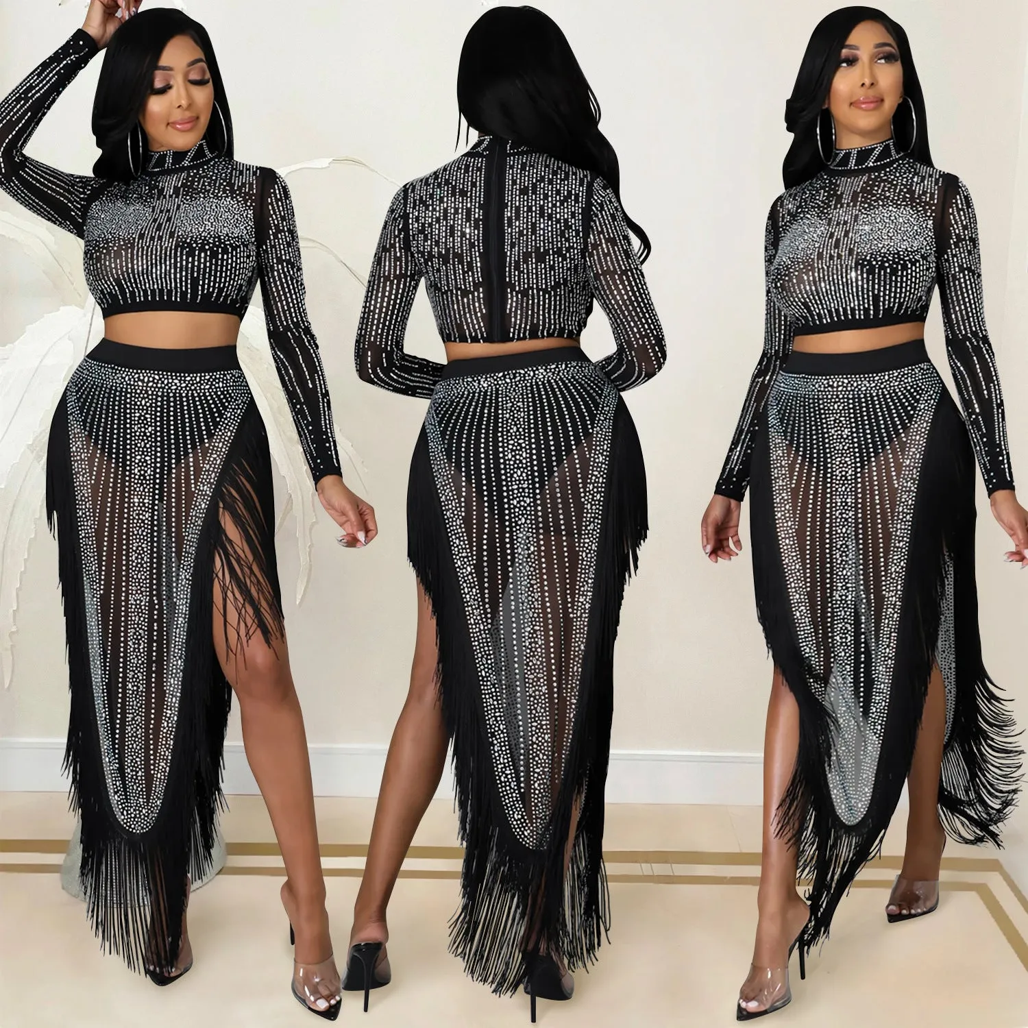 See Through Two-Piece Set