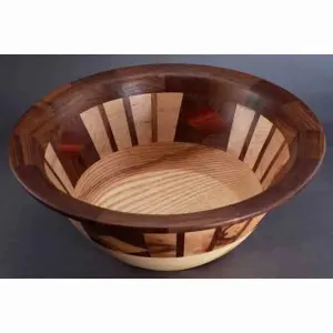 Segmented Bowl 1291 by Winchester Woodworks