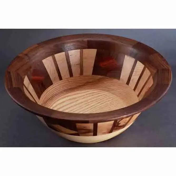 Segmented Bowl 1291 by Winchester Woodworks