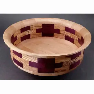 Segmented Bowl 997 by Winchester Woodworks