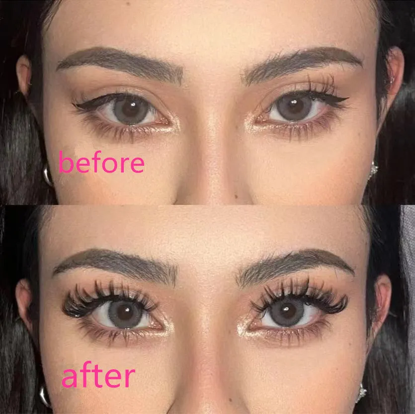 Segmented false eyelashes thick curling MK106