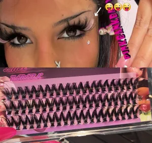 Segmented false eyelashes thick curling MK106