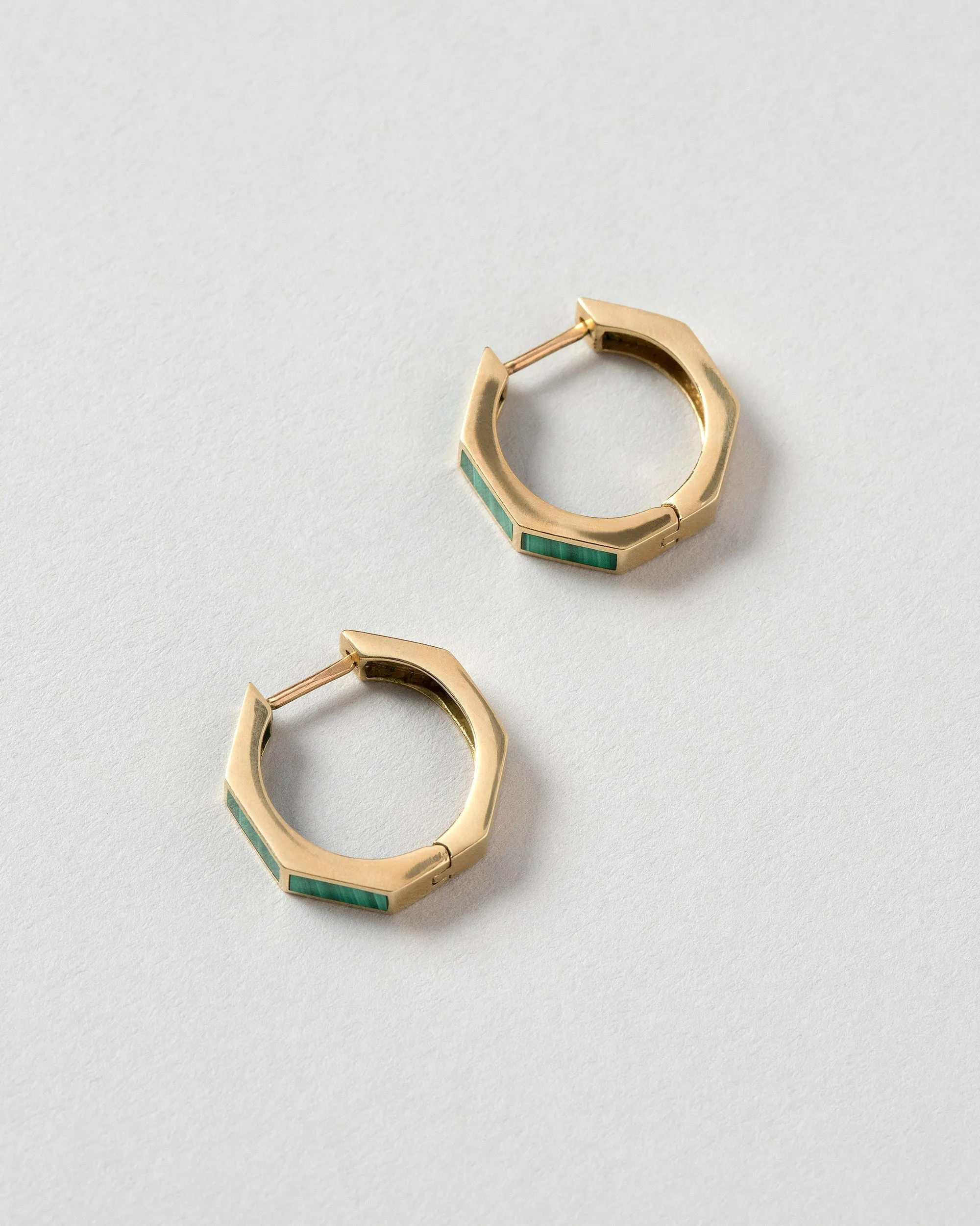 Segmented Hoop Earrings
