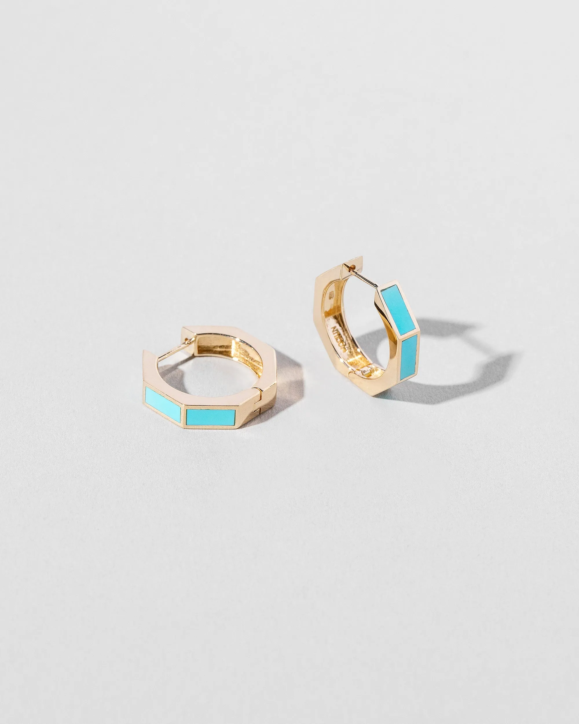 Segmented Hoop Earrings