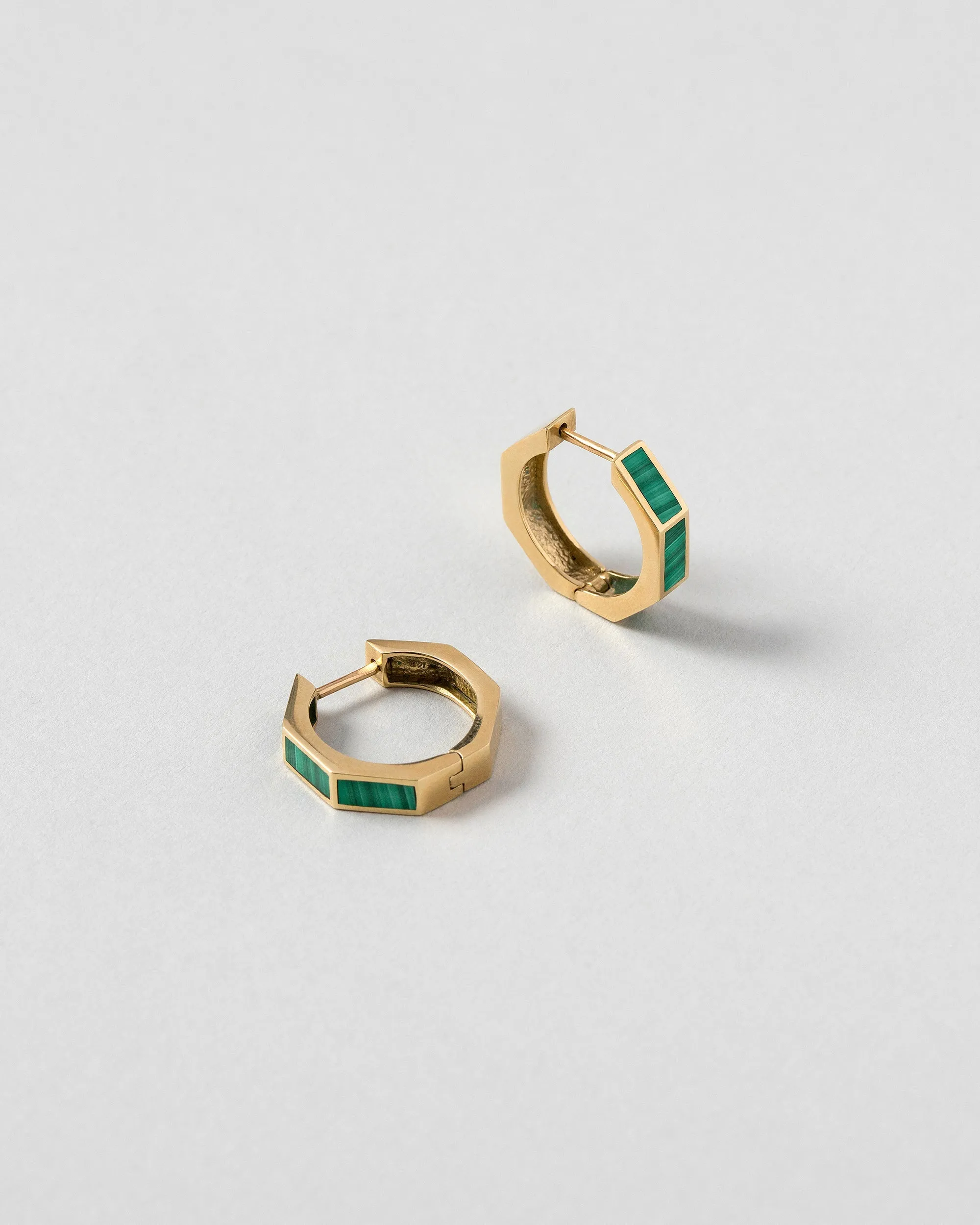 Segmented Hoop Earrings