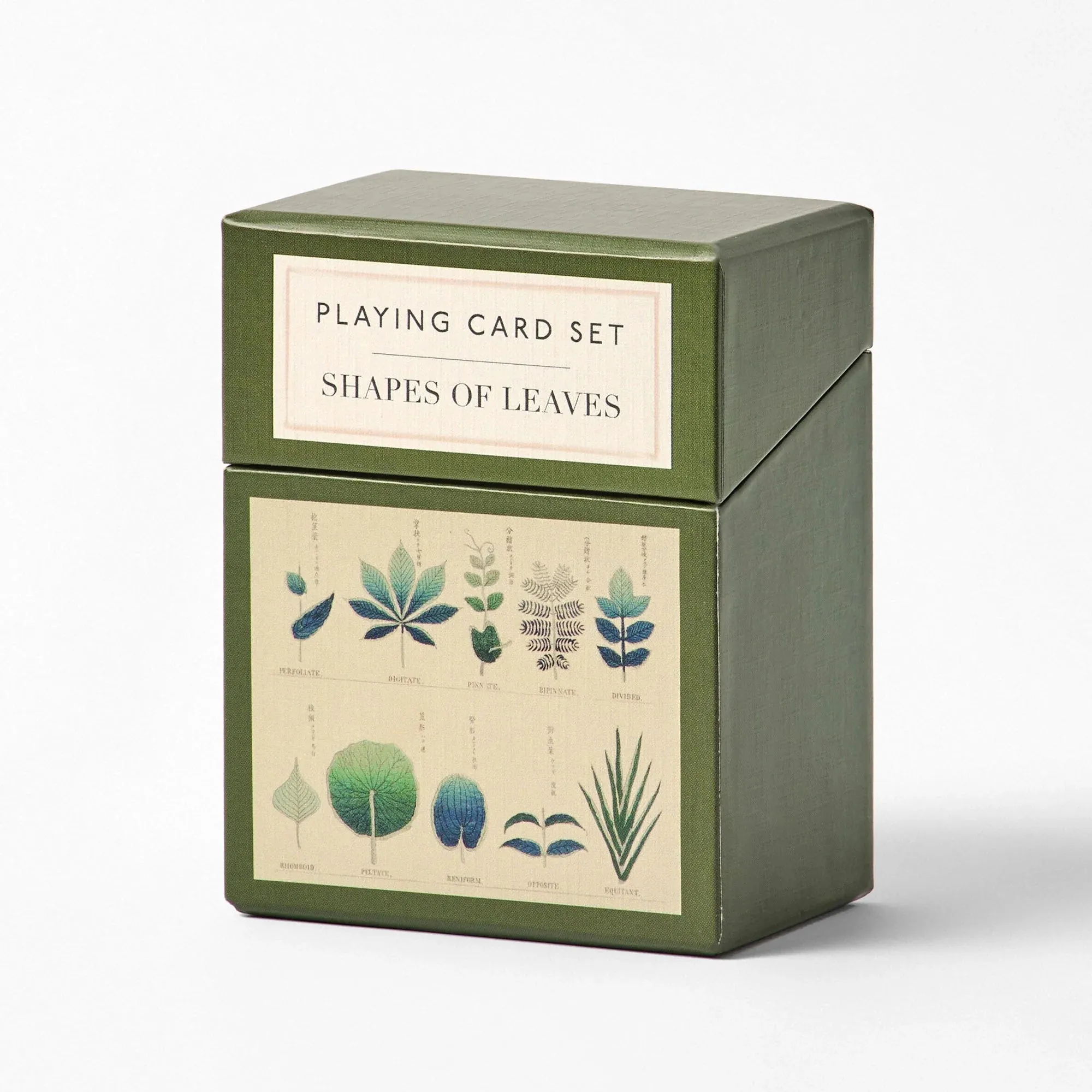 Shapes of Leaves Playing Card Set