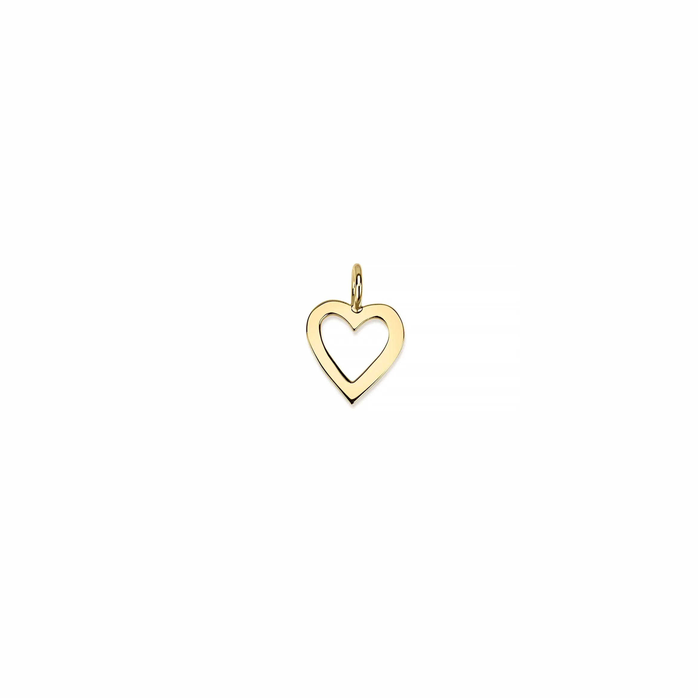 SHILOH OPEN HEART CHARM-LOOSE