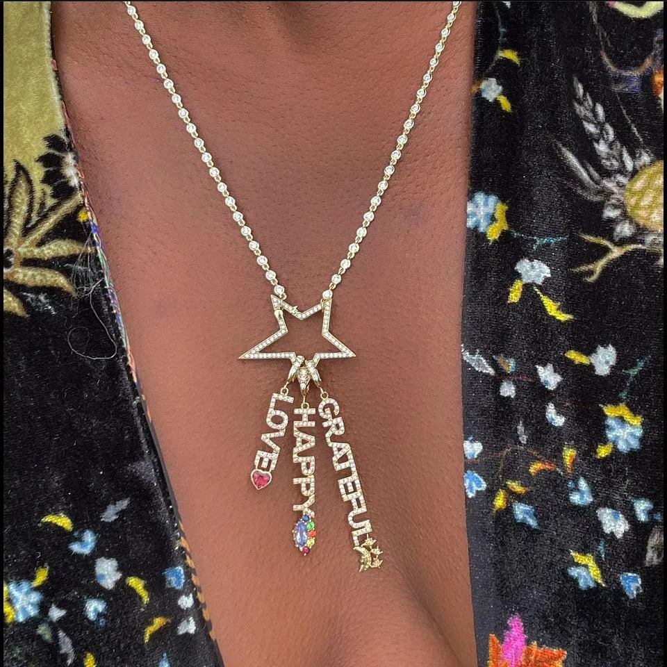 Shine Closure Lock Necklace