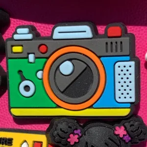 SHOE CHARMS - COLORFUL CAMERA