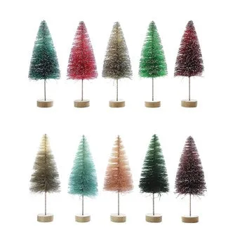 Sisal Bottle Brush Trees - Small - Ombre