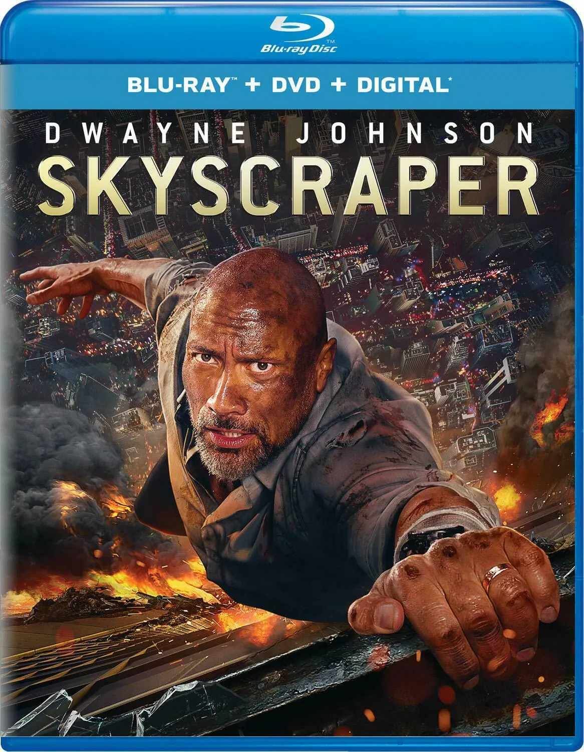 Skycraper Blu-Ray   DVD   Digital Copy (Free Shipping)
