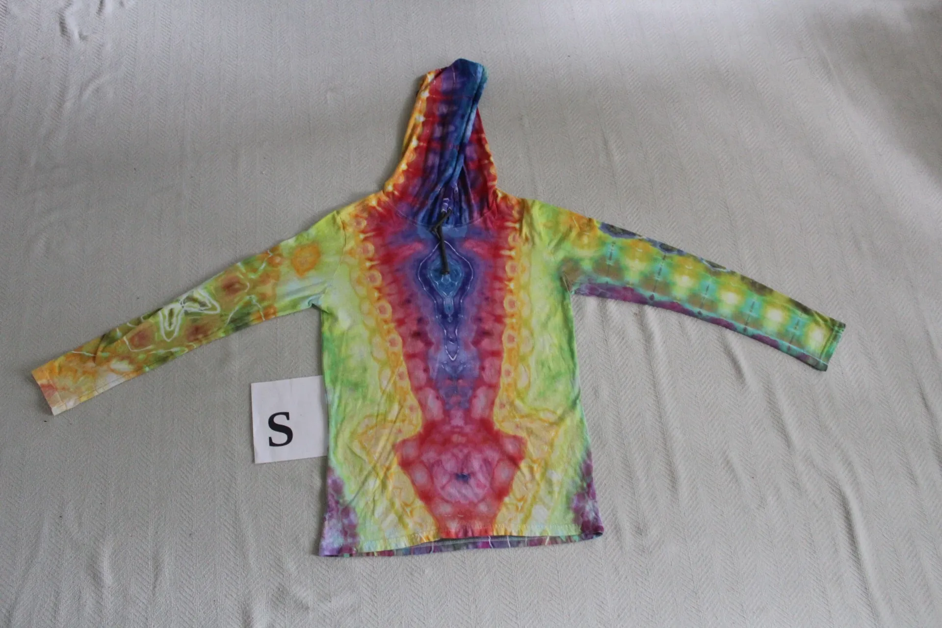 Small Long Sleeve Hooded Shirt