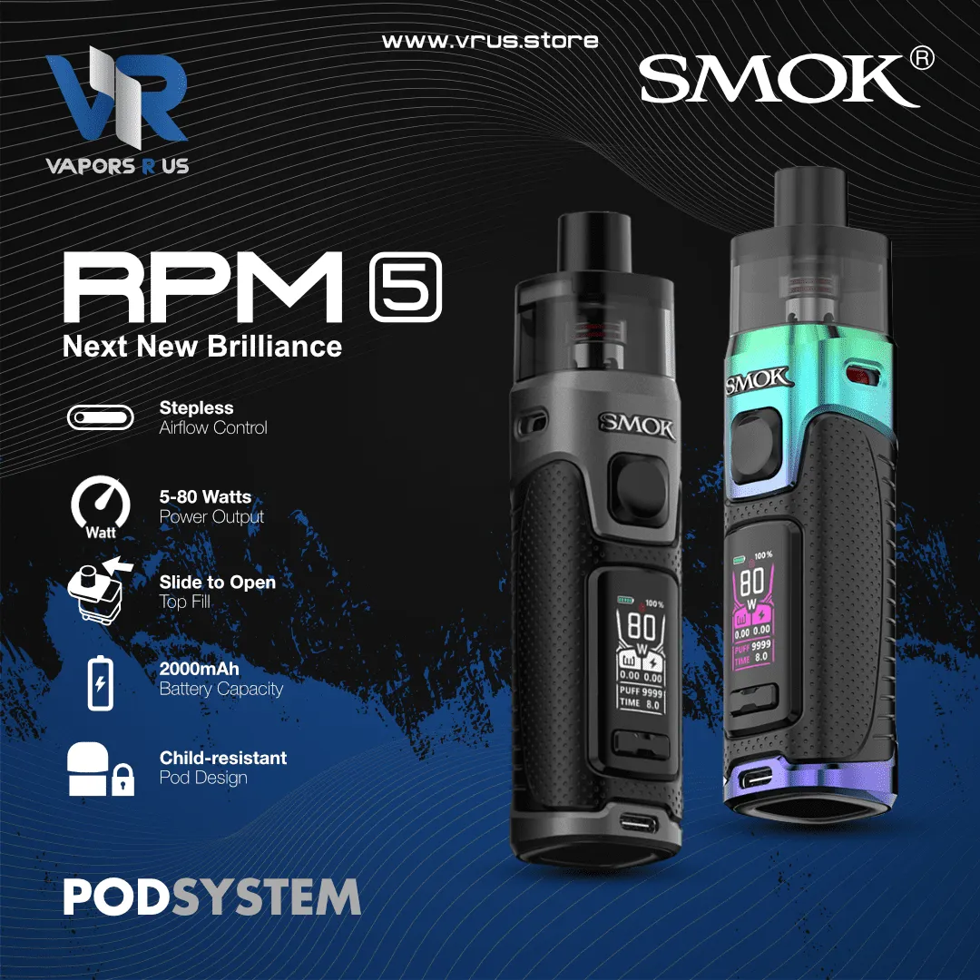 SMOK - RPM 5 Pod System Kit (80W - 2000mAh)