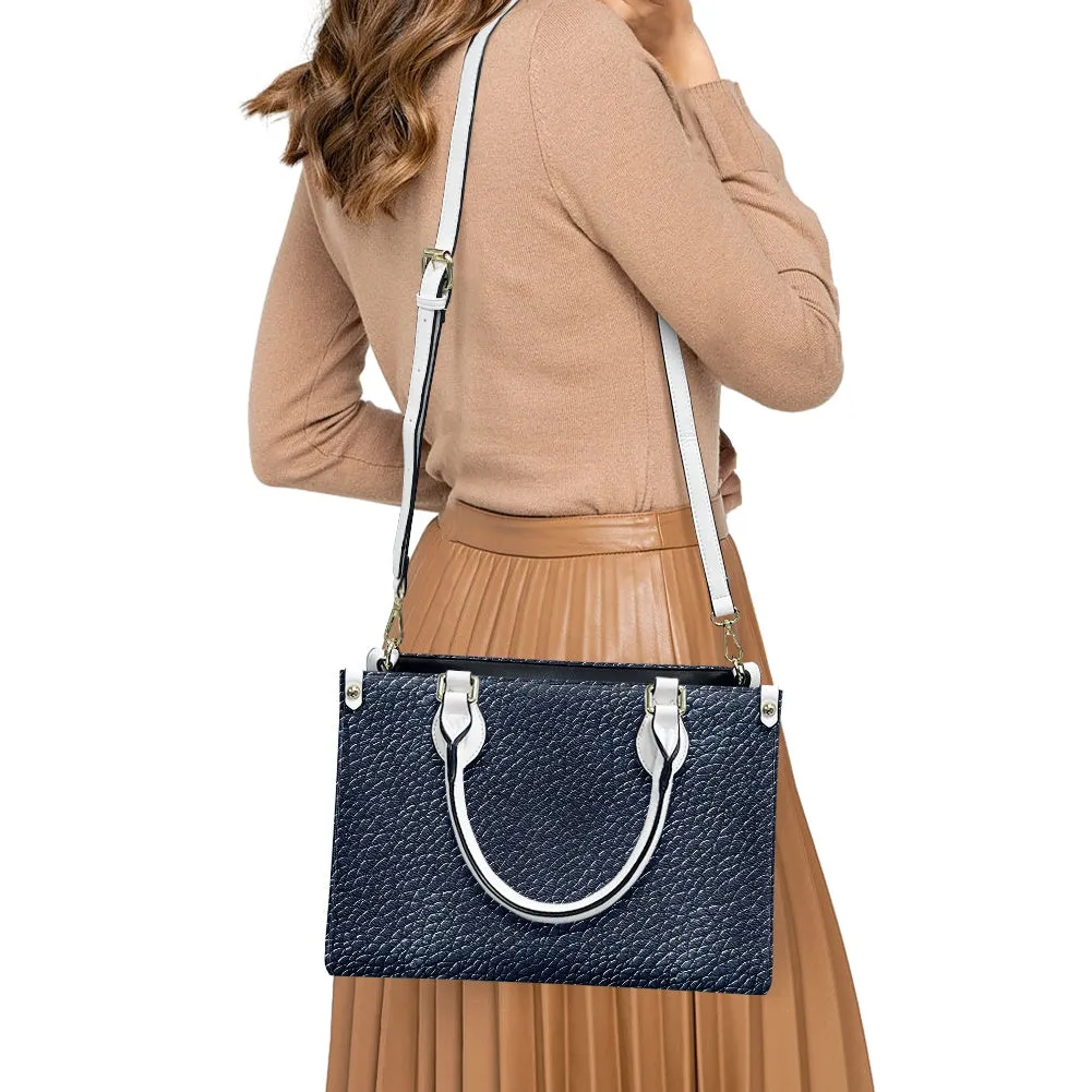 Sophisticated Carry: The Grain Series Women's PU Leather Twill Handbag